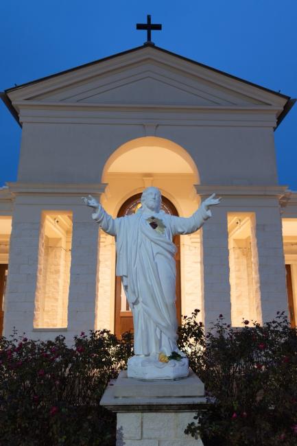 St L Front Facade Blue Hour 3